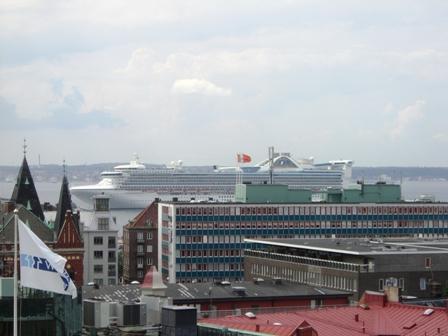 Uitzicht vanaf de Karnan Toren in Helsingborg