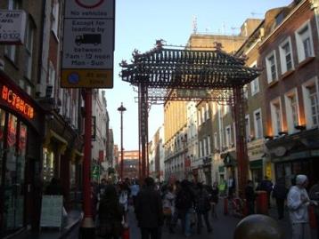 Ingang China Town Londen