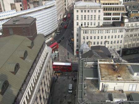 Uitzicht over Londen vanaf the Monument