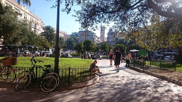 Plaza de la Reina in Valencia