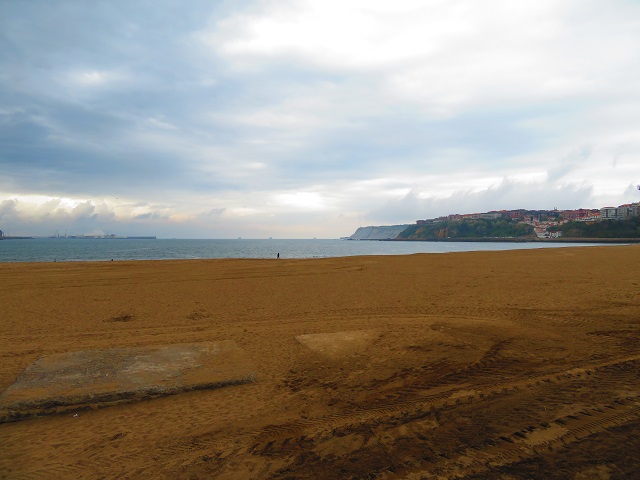 Het strand bij Getxo