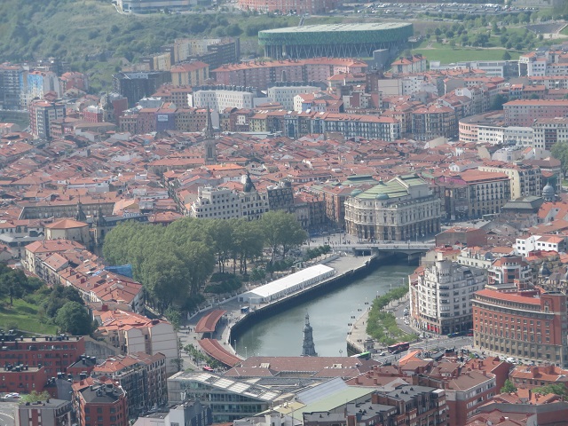 Uitzichten op Bilbao vanaf Artxanda